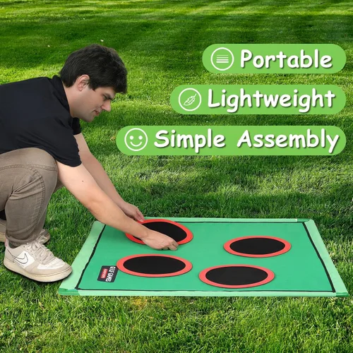 Miniatura 3 de Juego de astillado de golf para exteriores e interiores: juegos de golf en el patio trasero para adultos y golfistas, regalos de cumpleaños