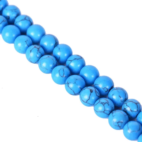 Miniatura 52 de 6mm Cuentas Redondas de Granate para Hacer Joyería DIY, Poder Curativo de Cristal, Piedras Preciosas Sueltas para Hacer Pulseras y Collares, Hilo