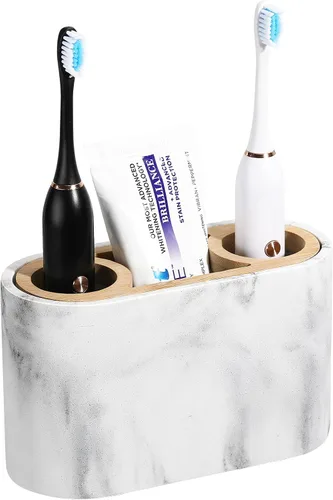 Shinowa Soporte para cepillo de dientes, organizador de cepillo de dientes premium, organizador de almacenamiento para baño para cepillo de dientes