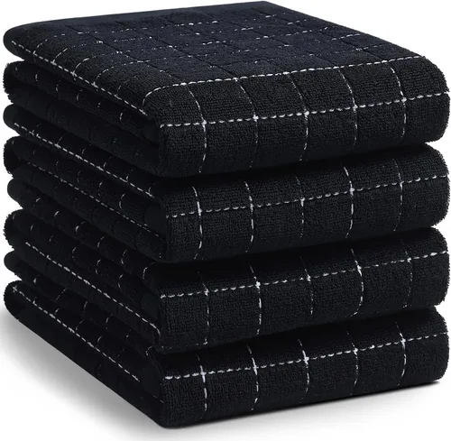 Miniatura 115 de Homaxy Paños de cocina 100% algodón de felpa, toallas de cocina ultra suaves y absorbentes para la cocina, adecuadas para secar y lavar platos