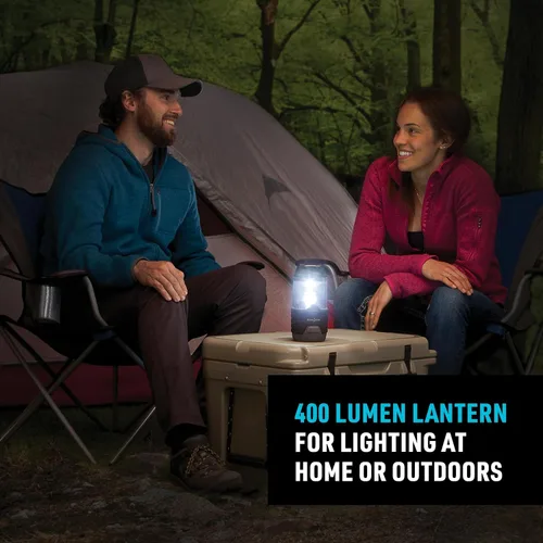 Miniatura 3 de Nite Ize Linterna Radiant 400, linterna de 400 lúmenes para campamento o preparación de emergencia, linterna radiante 400, color negro