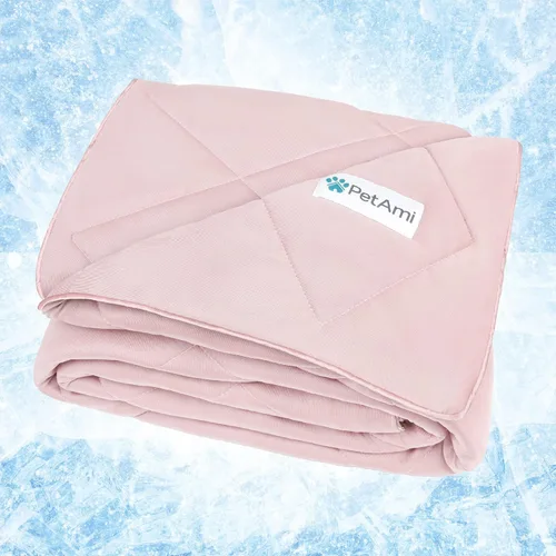Miniatura 12 de PetAmi Manta Refrigerante Premium para Perros Manta Ligera y Esponjosa para Mascotas, Funda de Cama para Perros, Gatos y Cachorros Manta