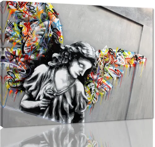 Miniatura 26 de Yatsen Bridge Arte Callejero Clásico Banksy Graffiti Arte de Pared Detrás de la Cortina Pósters Pinturas en Lienzo Imágenes de Graffiti Coloridas