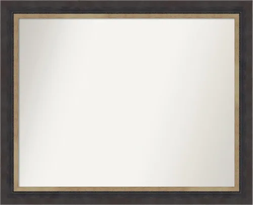Miniatura 327 de Amanti Art Espejo personalizado, espejo de baño negro Astor, espejo de pared o espejo de tocador de baño sobre el fregadero (25 x 25 pulgadas)