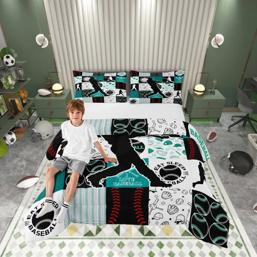 Miniatura 24 de Juego de edredón de caricaturas de autos para adolescentes, juego de ropa de cama de transporte urbano, ropa de cama para decoración del hogar
