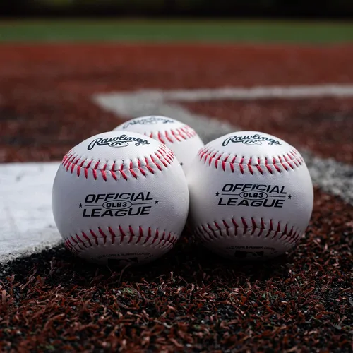 Miniatura 9 de Rawlings Pelotas de béisbol para uso recreativo de la liga oficial Para jóvenes Bolsa de 12 OLB3BAG12 12