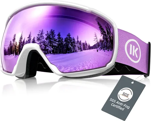 Miniatura 16 de Innerking OTG - Gafas de esquí aprobadas por SGS, para usar sobre gafas de nieve, snowboard, invierno, antivaho para adultos, jóvenes, hombres