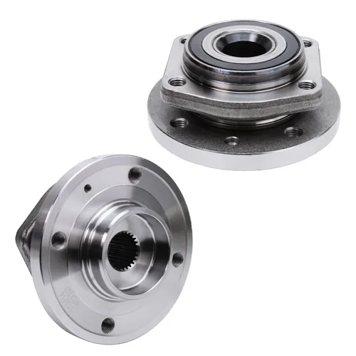 Miniatura 37 de Detroit Axle - Bujes de rodamiento de rueda traseros de 2 piezas para Volkswagen Jetta Beetle Golf City Audi TT Quattro, 2 rodamientos de ruedas
