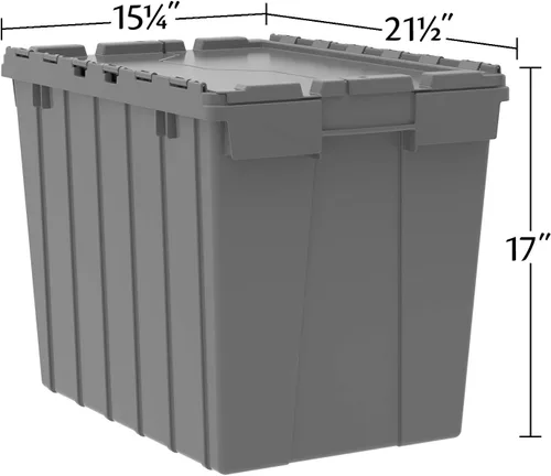 Miniatura 4 de Akro-Mils Almacenamiento y distribución de plástico Contenedor bolsa con tapa abatible, 21,5 pulgadas l por 15 pulgadas w por 17 pulgadas H, caso