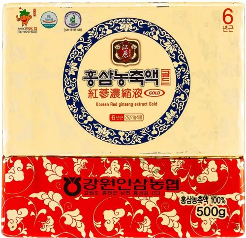 Miniatura 7 de Gangwoninsam ] Extracto de ginseng rojo coreano de oro, 17.64 oz / 17.63 onzas líquidas – Contiene extracto de raíz de ginseng rojo coreano 100%