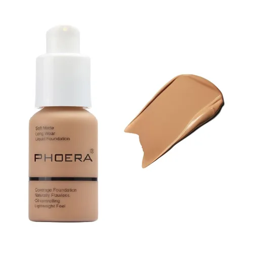 Miniatura 11 de Paquete de 2 PHOERA Base de Maquillaje Para Mujeres Mayores, Base Líquida Mate Suave Impecable Control de Aceite 24 HR Corrector Base de Maquillaje