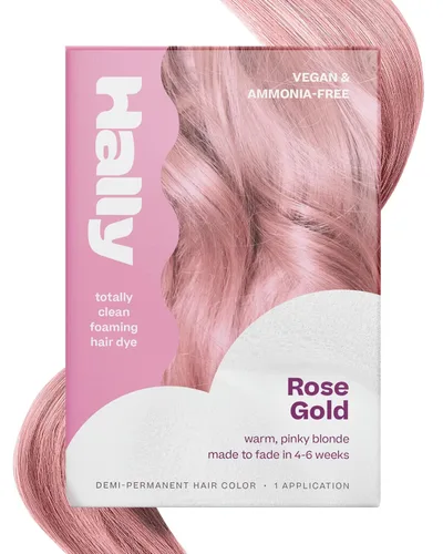 Miniatura 12 de Hally Hair Color Cloud - Espuma de color semipermanente para el cabello en negro, dura hasta 25 lavados, sin amoníaco, sin blanqueador, 4 onzas Modo