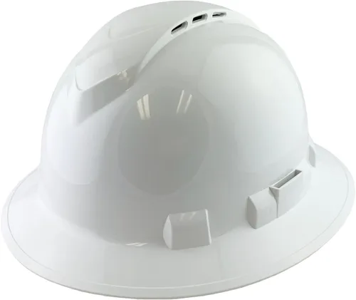 Miniatura 31 de Texas America Safety Company Casco duro RIDGELINE de ala completa con ajuste de perilla de 6 puntos y bolsa Azul ventilado