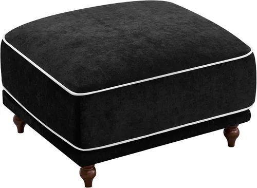 Miniatura 7 de Sofá biplaza modular de felpilla de 80 pulgadas, sofá pequeño color negro con fundas extraíbles lavables, cojines de espuma de alta resistencia