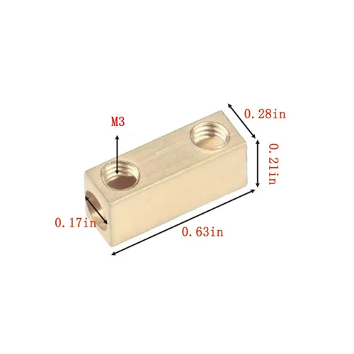 Miniatura 3 de 20 conectores de acoplamiento de calibre 8, kit de abrazadera de cobre, conector de terminal cuadrado, kit de terminales sin presión de alambre