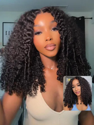 Miniatura 13 de Pelucas de cabello humano Bob de Beauty Forever, rubia con raíces marrones, parte lateral, corte recto, 7x5 encaje HD, adiós a los nudos, peluca Bob