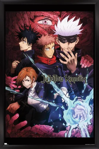 Miniatura 7 de Jujutsu Kaisen - Póster de pared inglés de una hoja, 22.4 pulgadas de largo x 14.7 pulgadas de ancho, versión premium sin marco