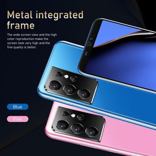 Miniatura 3 de Teléfono móvil económico, 5.0 pulgadas, Dual SIM, Quad Core, 16GB ROM, Android 9.0, cámara dual, WiFi/Bluetooth/Face ID, SIM libre, desbloqueado Rosa