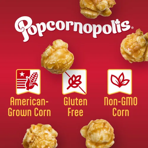 Miniatura 3 de Bolsa de 9.5 oz de palomitas de maíz con sabor a caramelo de Popcornopolis