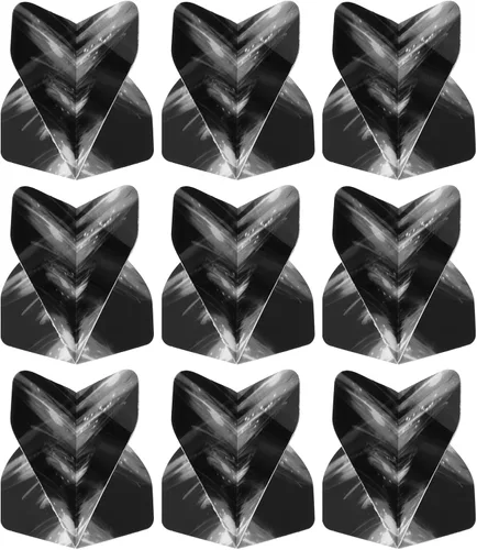 Miniatura 6 de PATIKIL Dart Flights - Paquete de accesorios de dardos estándar PET para punta de acero