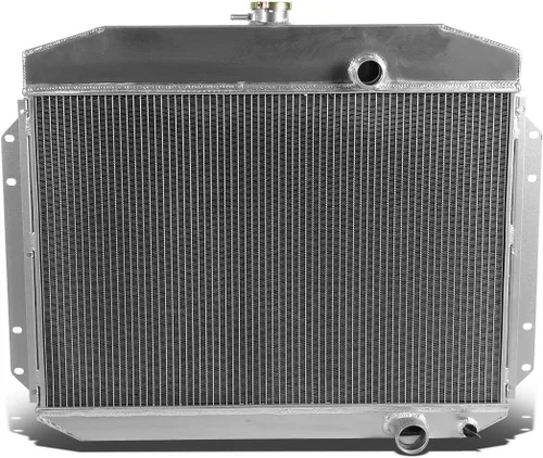 Miniatura 3 de DNA Motoring RA-F10061-L6-3 - Radiador de aluminio completo de 3 filas compatible con Ford F-100 61-64 / F-250 / F-350 Pickup