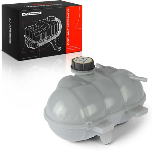 A-Premium Tanque de expansión de recuperación de desbordamiento de refrigerante del motor [con tapa] Compatible con Ford Mustang 2015-2023
