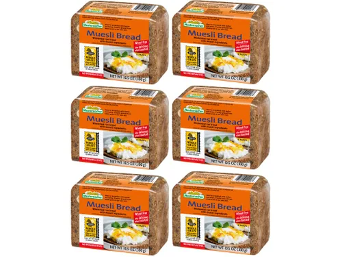 Miniatura 17 de Mestemacher Pan de centeno entero orgánico, 17.6 onzas, auténtico pan de centeno alemán de grano entero Pan europeo denso de alta fibra, orgánico