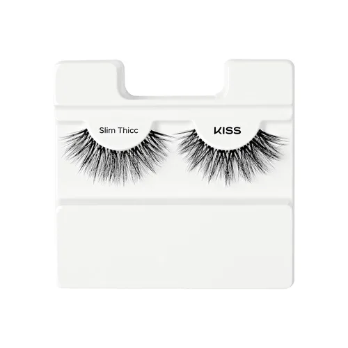 Miniatura 8 de KISS My Lash But Bolder - Pestañas postizas de volumen 3D, delgadas, delgadas, negras, cómodas, voluminosas, de aspecto natural, visón sintético
