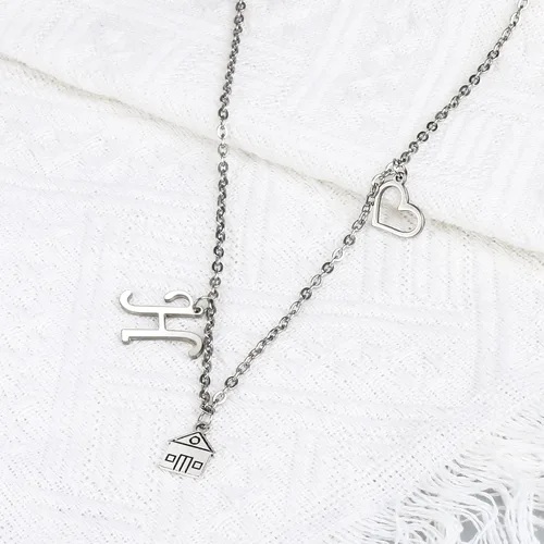 Miniatura 3 de LATAMO Collar de Harry's House, cantante Harry Merch, collar inspirado en el hogar cantante, regalos para fanáticos del cantante HS, álbum de regalo