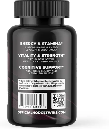 Miniatura 9 de DAMN GOOD The Hodge Twins Cápsulas orgánicas Shilajit de máxima vitalidad – Refuerzo diario de energía y resistencia para hombres – Enfoque y fuerza