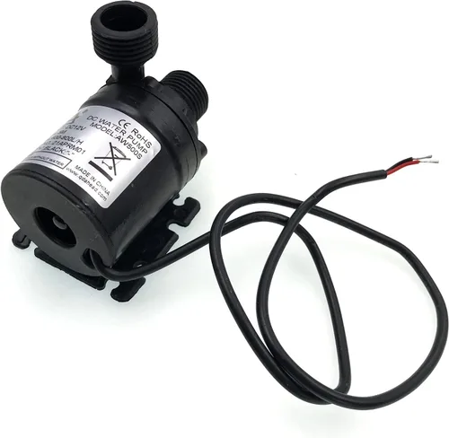 JZK Bomba de agua sumergible sin escobillas DC 12V 800L/H 5M Micro pequeña bomba de agua para estanque/fuente/piscina/sistema de circulación de agua