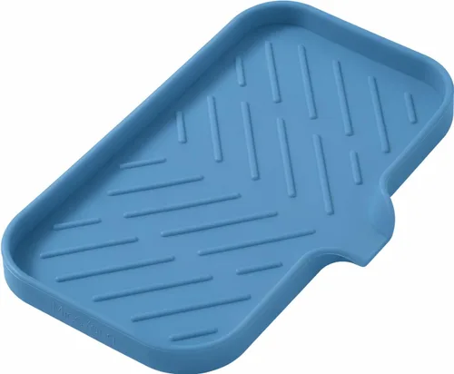 Miniatura 15 de MicoYang Jaboneras de Baño de Silicona con Boquilla de Drenaje - Organizador de Fregadero de Baño y Cocina, Soporte para Esponja, Bandeja de Jabón