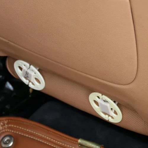 Miniatura 7 de Suninbox Fundas de cuero para asiento de automóvil, solo para asiento delantero, alfombrilla de cojín negra para asiento de automóvil, ventilada