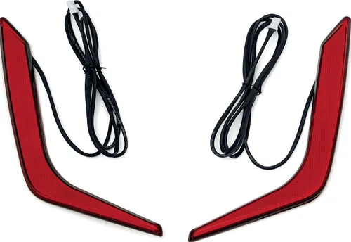 Kuryakyn 3262 Accesorio de iluminación de motocicleta: Omni LED de carrera/giro/freno para alforja Accent insertos para motocicletas Honda Gold Wing