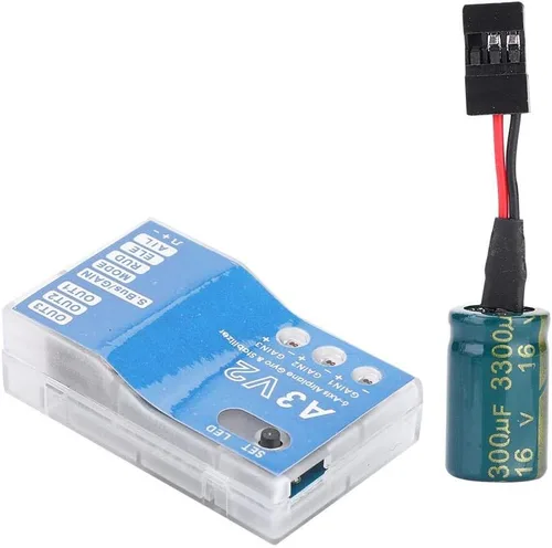 Miniatura 4 de Controlador de vuelo Estabilizador F50A 3-Axle Gyro A3 V2 Controlador de vuelo Sistema estabilizador para RC Avión de ala fija