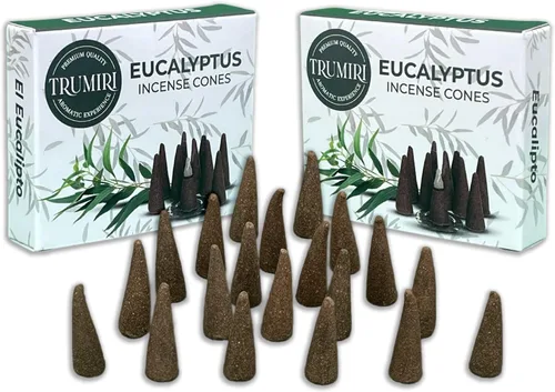 Miniatura 12 de TRUMIRI Incienso ámbar – Paquete de 20 conos (2 x 10) – Incienso de cono perfumado