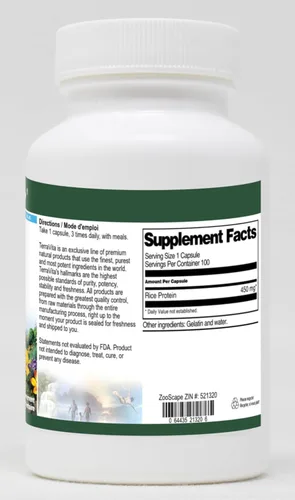 Miniatura 2 de Proteína de Arroz - 450 mg (100 Cápsulas, ZIN: 521320)
