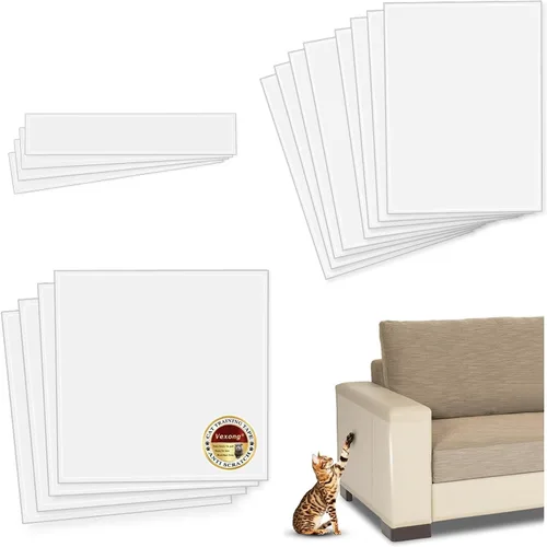 Miniatura 9 de Protector de muebles antiarañazos para gatos, protector de muebles autoadhesivo transparente de gatos que arañan las garras, protector de sofá