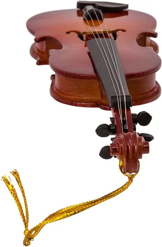 Miniatura 7 de Kurt Adler - Adorno de violín de madera de 5.5