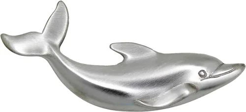 Miniatura 7 de Costello Coastal - Tirador de cajón Dolphin (orientado a la izquierda) Colección de herrajes de peltre