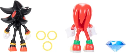 Miniatura 5 de Sonic, el erizo - Pack de 2 figuras de acción de 4 in de Knuckles y Shadow