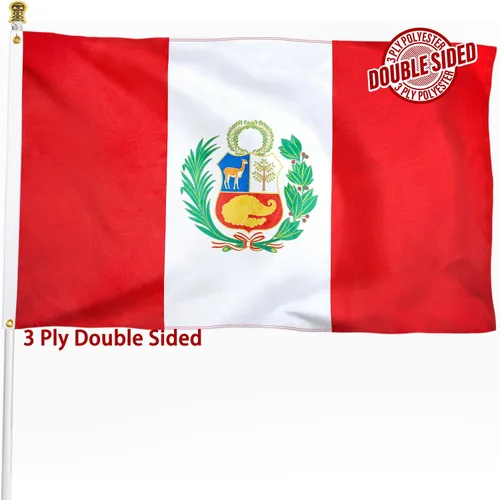 Miniatura 27 de Bandera de Nicaragua de 3 x 5 pies para exteriores, bandera nacional nicaragüense, bandera nacional nicaragüense, doble cara de 3 capas de poliéster