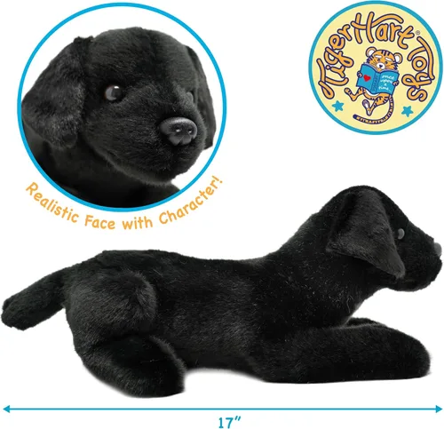 Miniatura 4 de TigerHart Blythe Black Lab - Peluche de 12 pulgadas
