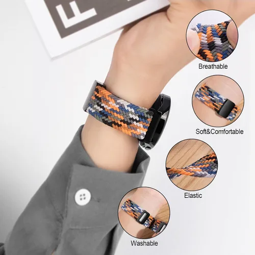 Miniatura 4 de Correa de reloj de 0.787 in compatible con Samsung Galaxy Watch 6/5/4 1.575 in 1.732 in/Watch 5 Pro 1.772 in/Watch 6/4 Classic Band 1.693 in 1.850