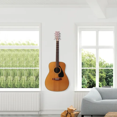 Miniatura 7 de EXCEART Gancho de pared de guitarra acrílica transparente, gancho de montaje invisible para guitarra acústica/eléctrica, violín, ukelele, soporte