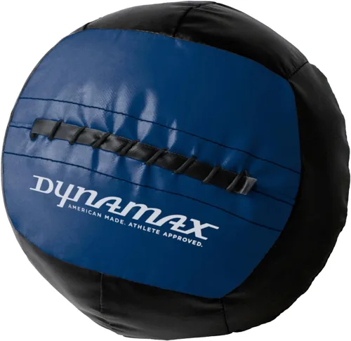 Miniatura 26 de Dynamax Standard Medicine Ball, 4–30 lb Soft Shell Wall Ball, 14-Inch Weighted Exercise Ball for Strength Training, Core Workouts, Conditioning &