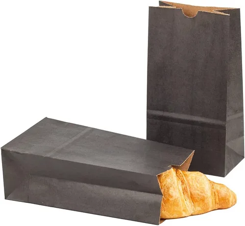 Miniatura 15 de Restaurantware Bag Tek - Bolsas de papel de 2 libras, 100 bolsas de almuerzo desechables, pequeñas para almuerzos, sándwiches y aperitivos, bolsas