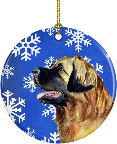 Miniatura 79 de Caroline's Treasures Cavalier Spaniel - Adorno de cerámica para colgar en el árbol de Navidad, para el hogar, Navidad, fiestas, regalo, 3 pulgadas