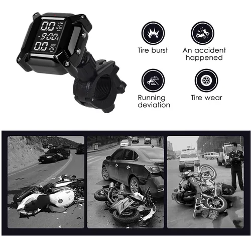 Miniatura 7 de Sistema de monitoreo inalámbrico de presión de neumáticos TPMS para motocicleta, IP67 impermeable a prueba de polvo inalámbrico TPMS para USB