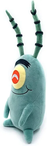 Miniatura 4 de Youtooz Plancton Sentado Peluche, 9 Pulgadas, Peluche Oficial con Licencia de Bob Esponja, Plancton The Chum Bucket de Bob Esponja Pantalones